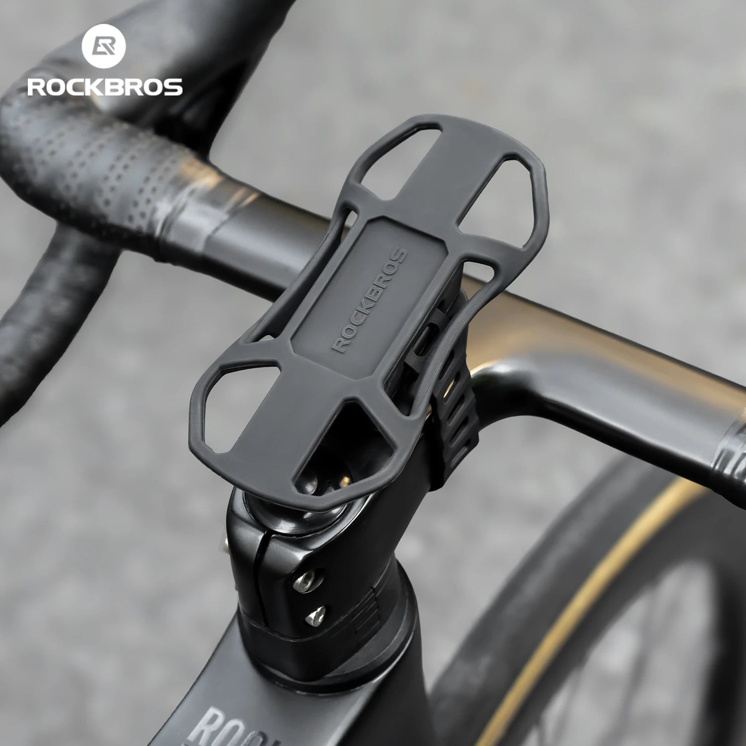 Bicycle Phone Mount Silicone Quick Release Handlebar Holder