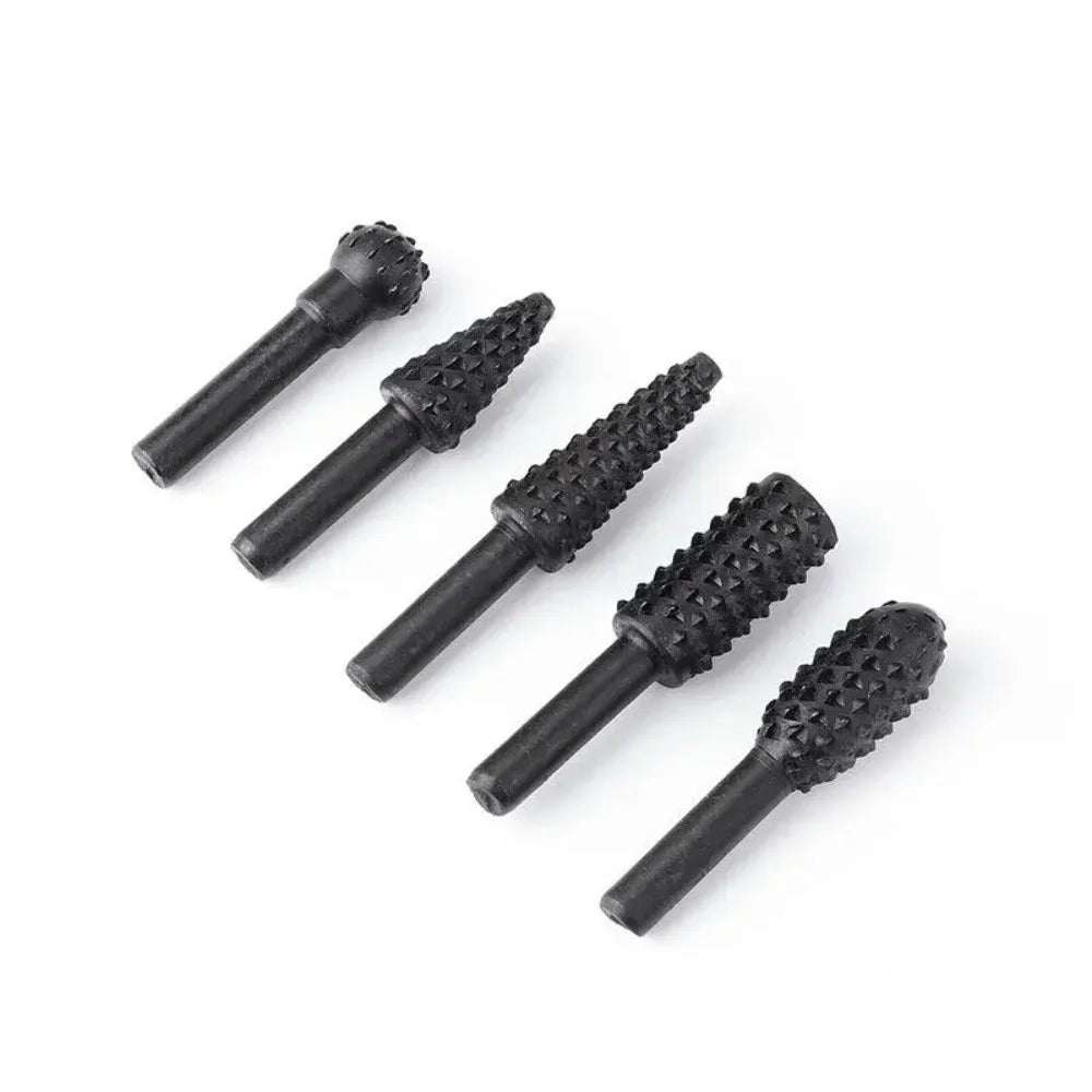 1/4'' 5PCS Drill Bit Set Cutting Tools for Woodworking Knife Wood Carving Tool Carpentry Wood Cutting Tools WorkDrill Bit Set