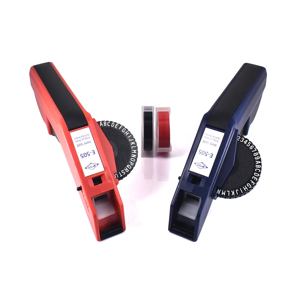 Manual Embossing Label Maker - Tape Bundle Options