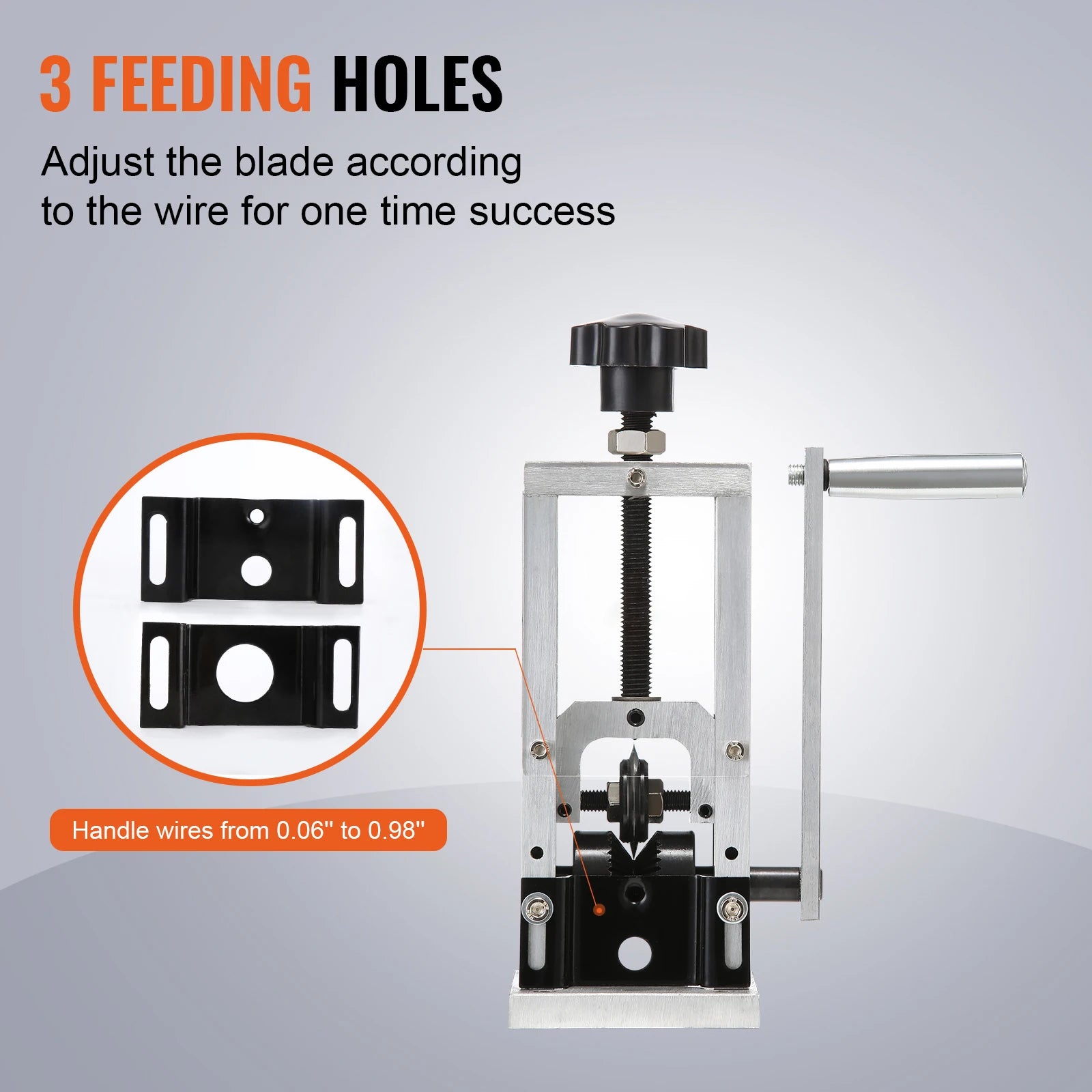 Manual Wire Stripping Machine for Copper Cable 1.5–40mm