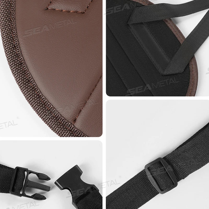 SEAMETAL Car Hanging Footrest Pad for Children Adjustable Supporter Rear Seat Passenger Foot Rest Leg Holder Relieve Soreness