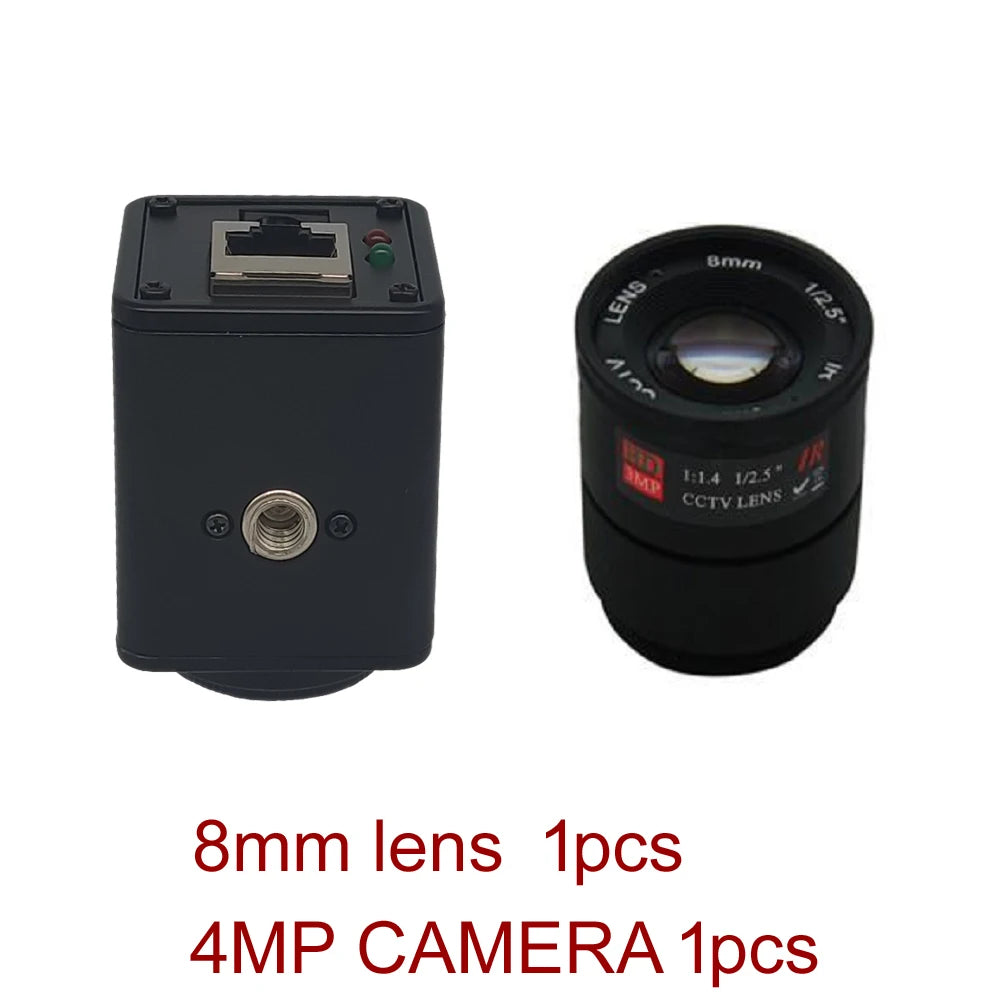 4MP Indoor Wired IP Camera with Motion Detection