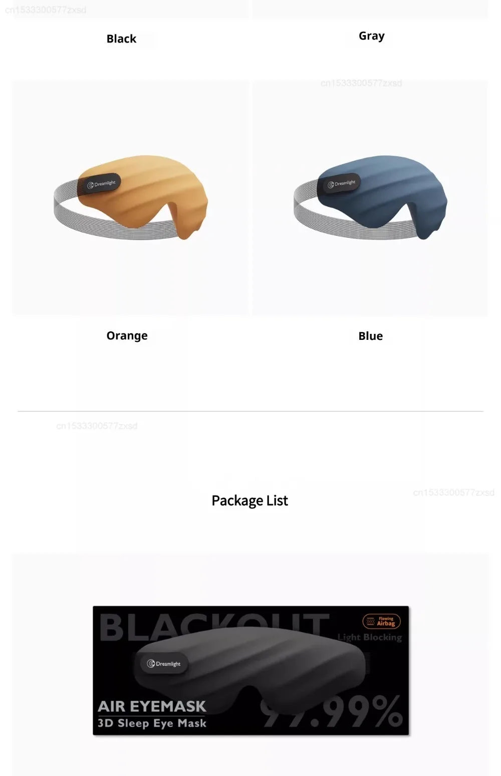 Xiaomi Dreamlight 4S Eye Mask Sleep 3D Stereoscopic Sleep Aid for Men Women Adult for Sleeping Block Out Light Travel Blindfold 