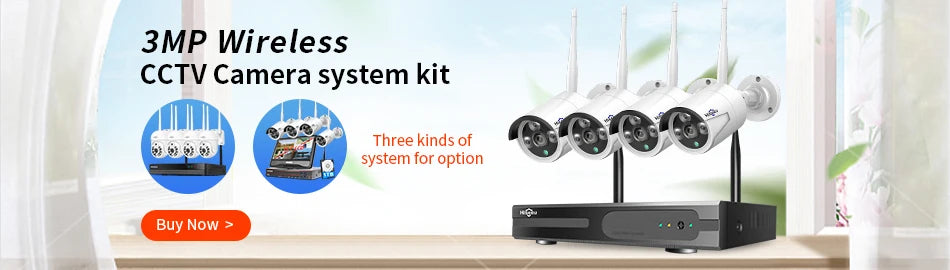 Wireless IP Security Camera 3MP Waterproof WiFi Bullet Camera