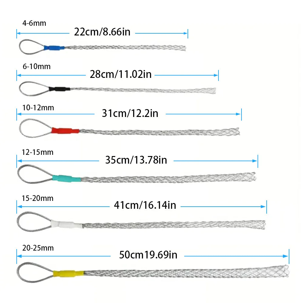 Cable Pulling Mesh Grip - Diameter Options