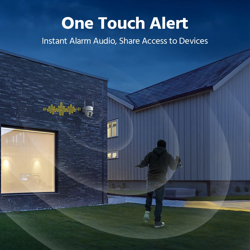 4MP Solar Wireless Outdoor Security Camera System