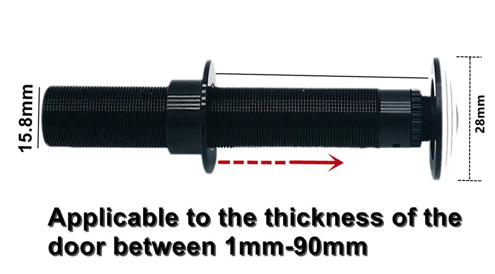 ICSEE Tuya WiFi Smart Door Peephole Camera 1080P