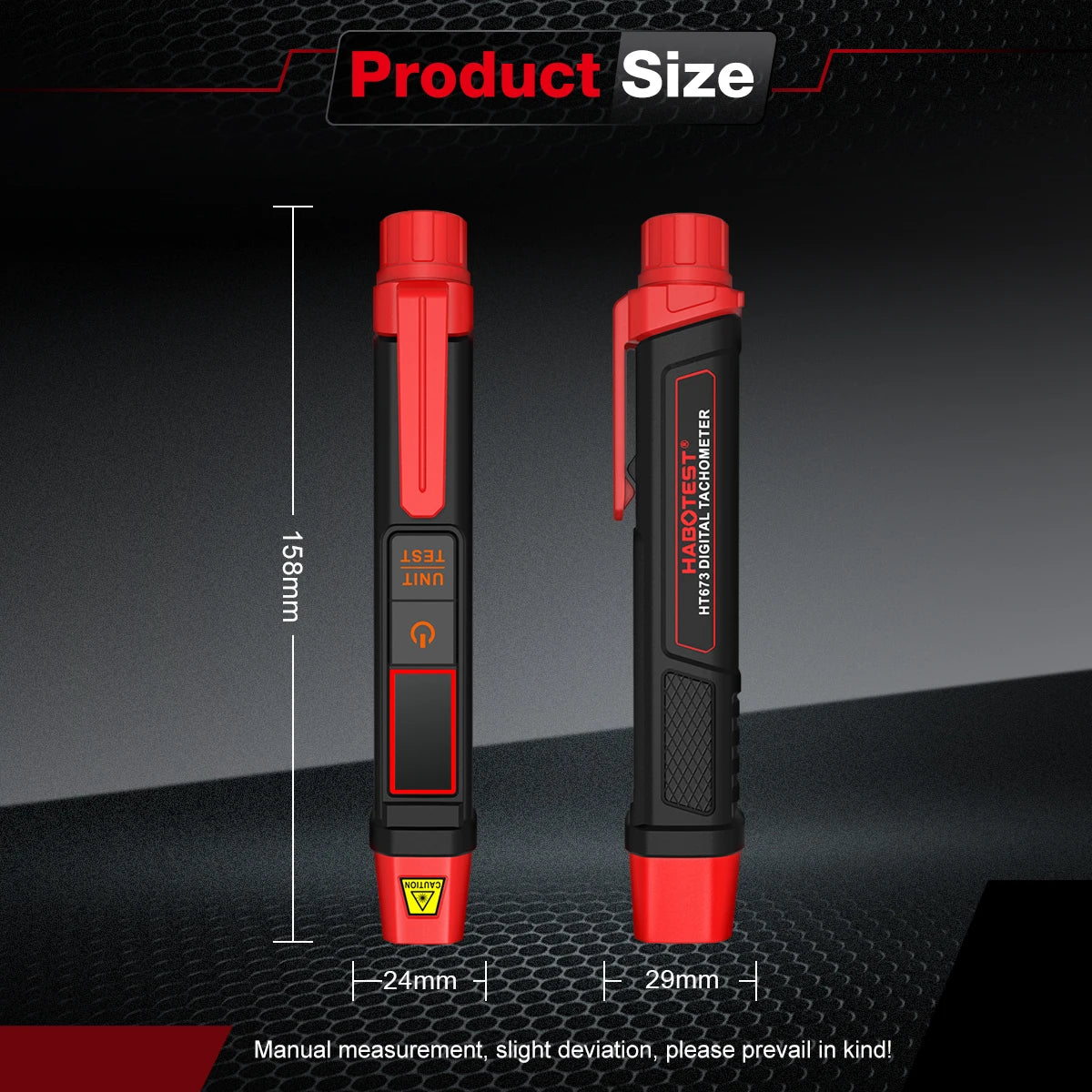HT673 Non-Contact Laser Tachometer