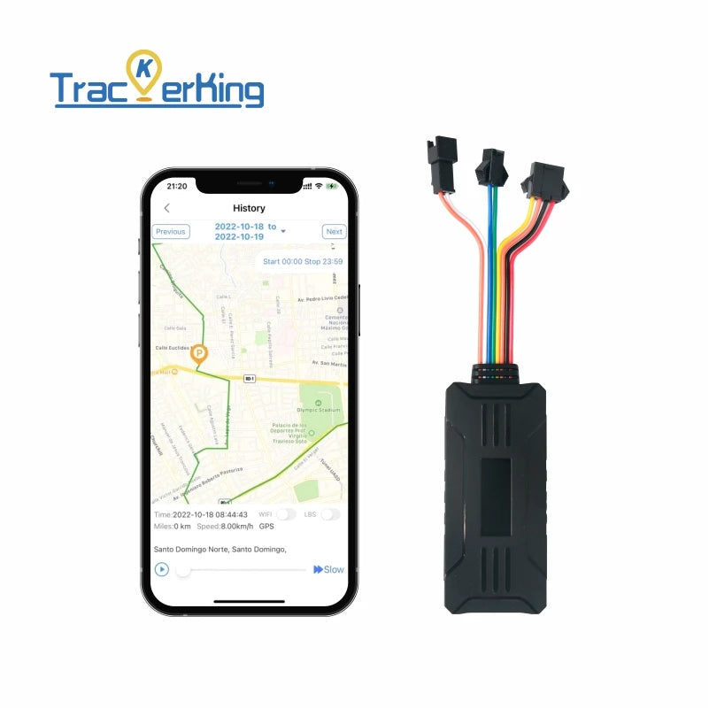 Car Gps Tracker Trackerking G909 Car Anti- Theft Gps Tracking Devices with sos microphone relay