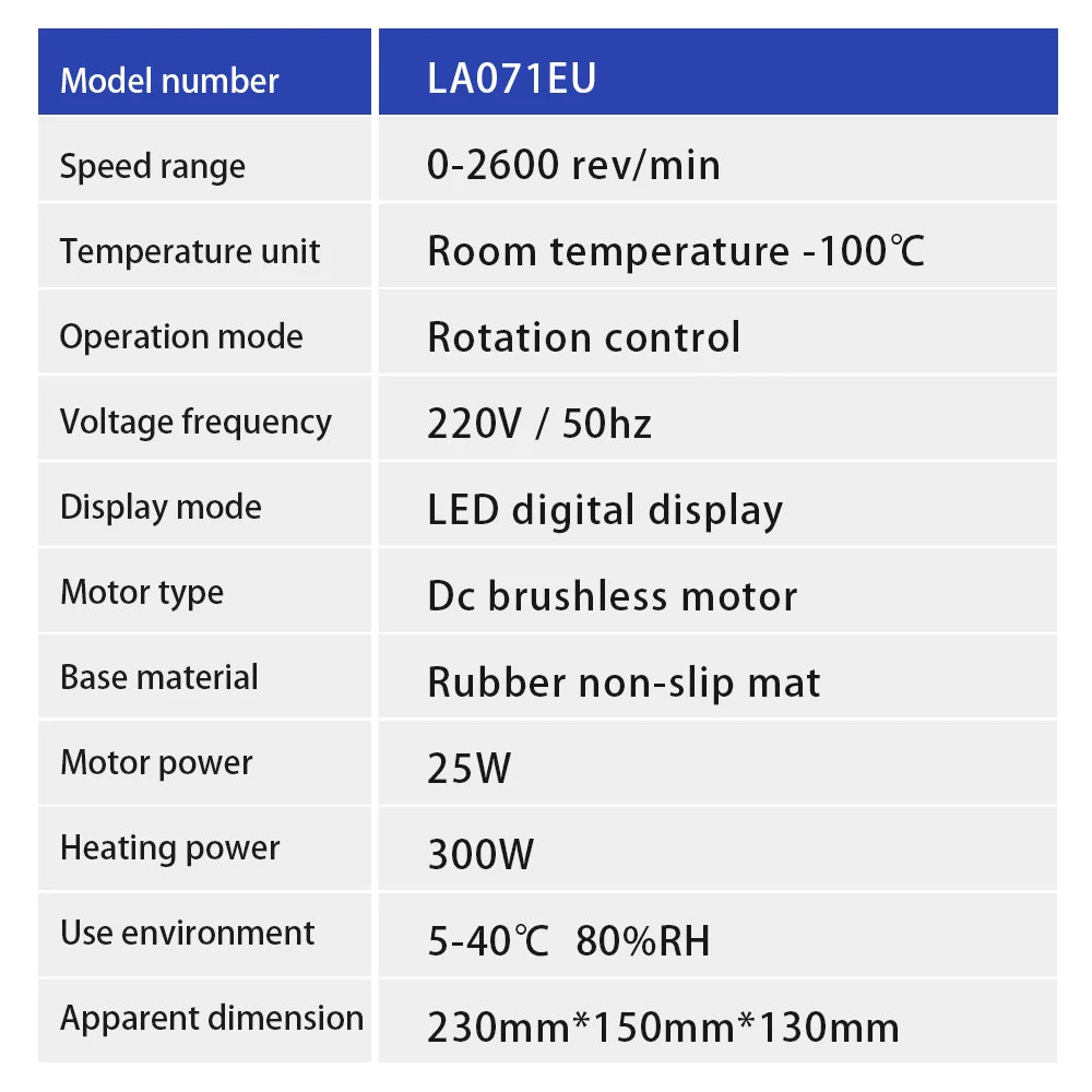 85-2 Heated Magnetic Stirrer - 1L, 220V