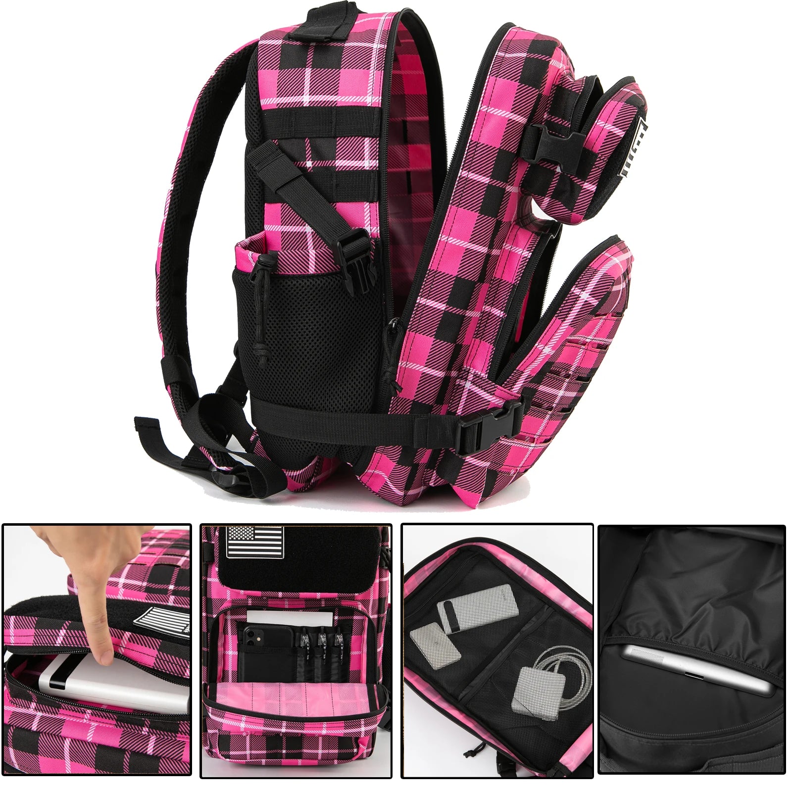 25L Tactical Backpack for Hiking, Travel, Camping and School