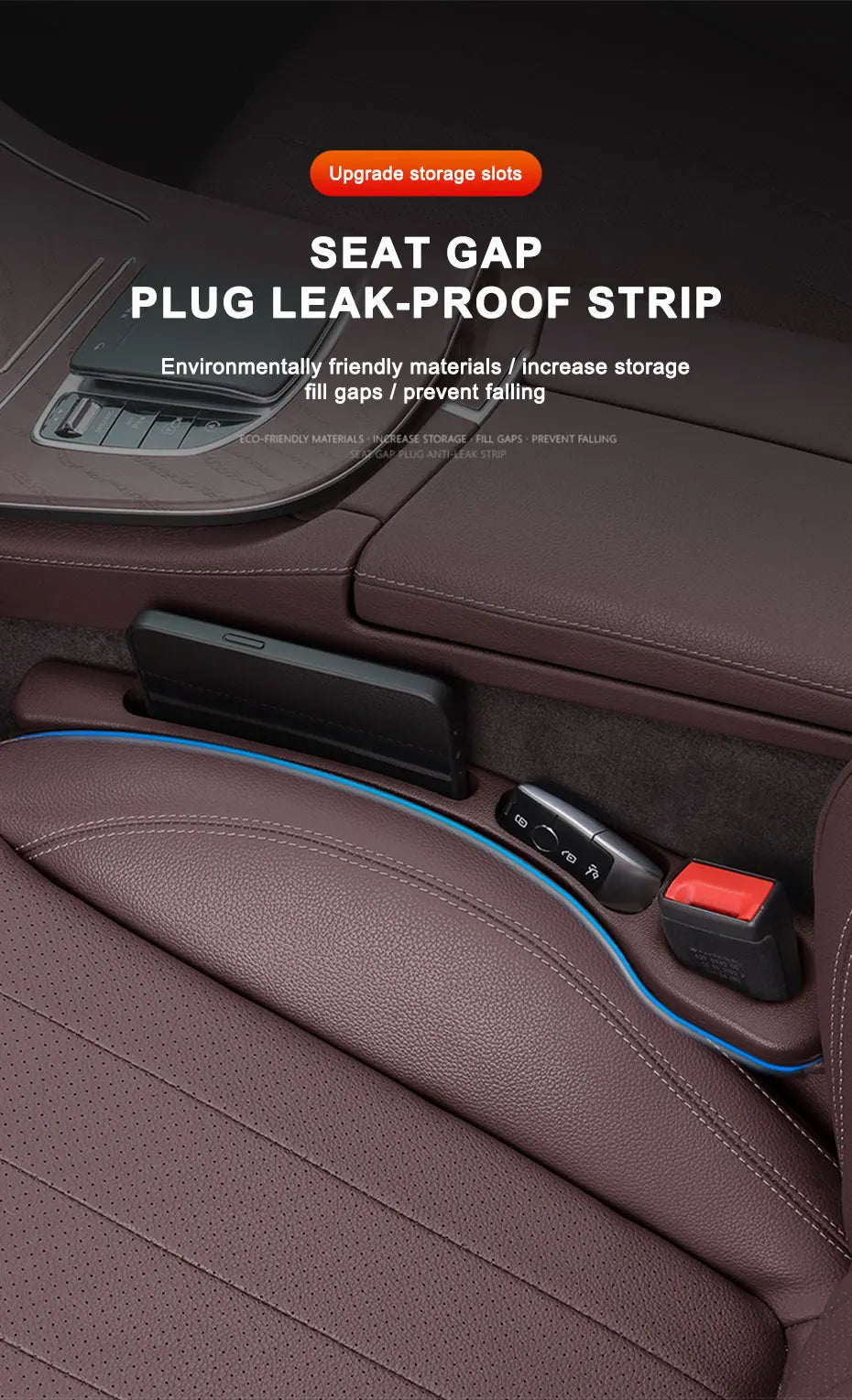 Car Seat Gap Filler Strip