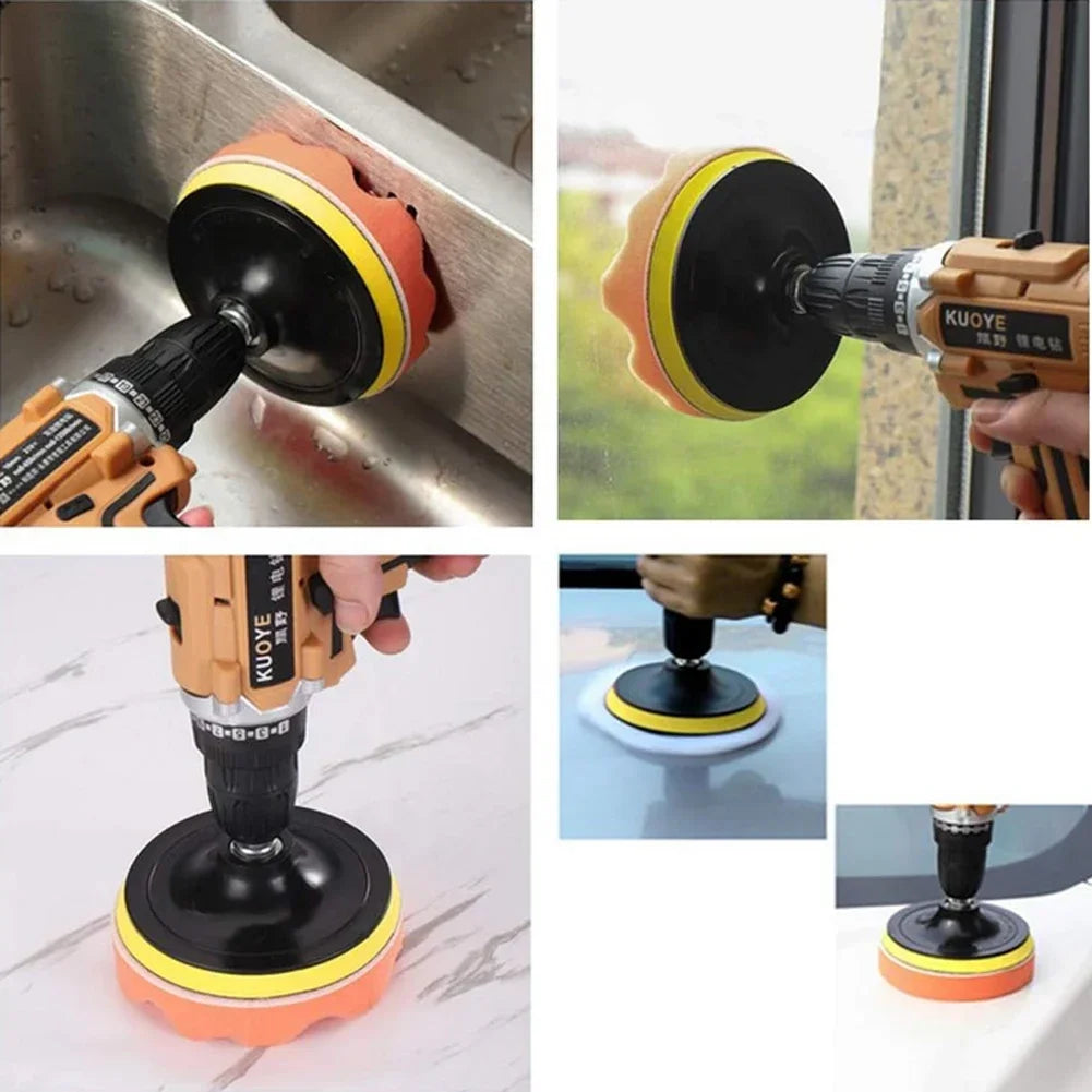 Car Polishing Pad Kit, 3/4/5-Inch Options