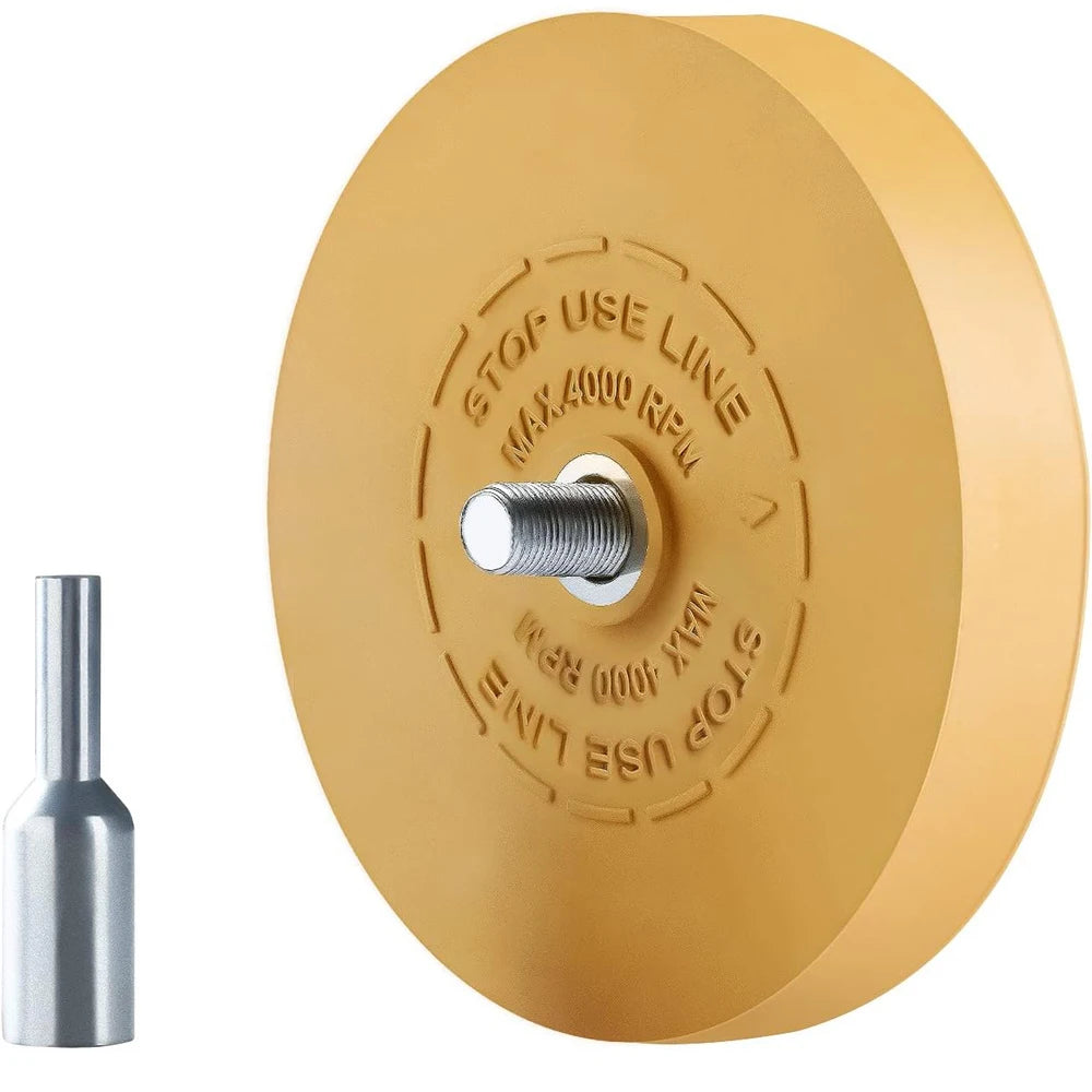 Boor-gemonteerde decal gumper wiel