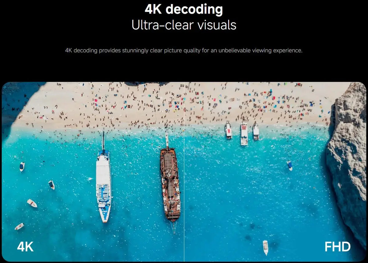 2025 Xiaomi TV Stick 4K 2nd Gen, Google TV, WiFi 6 Portable Streaming Media, Netflix Google Assistant, Smart TV Dongle BT5.2