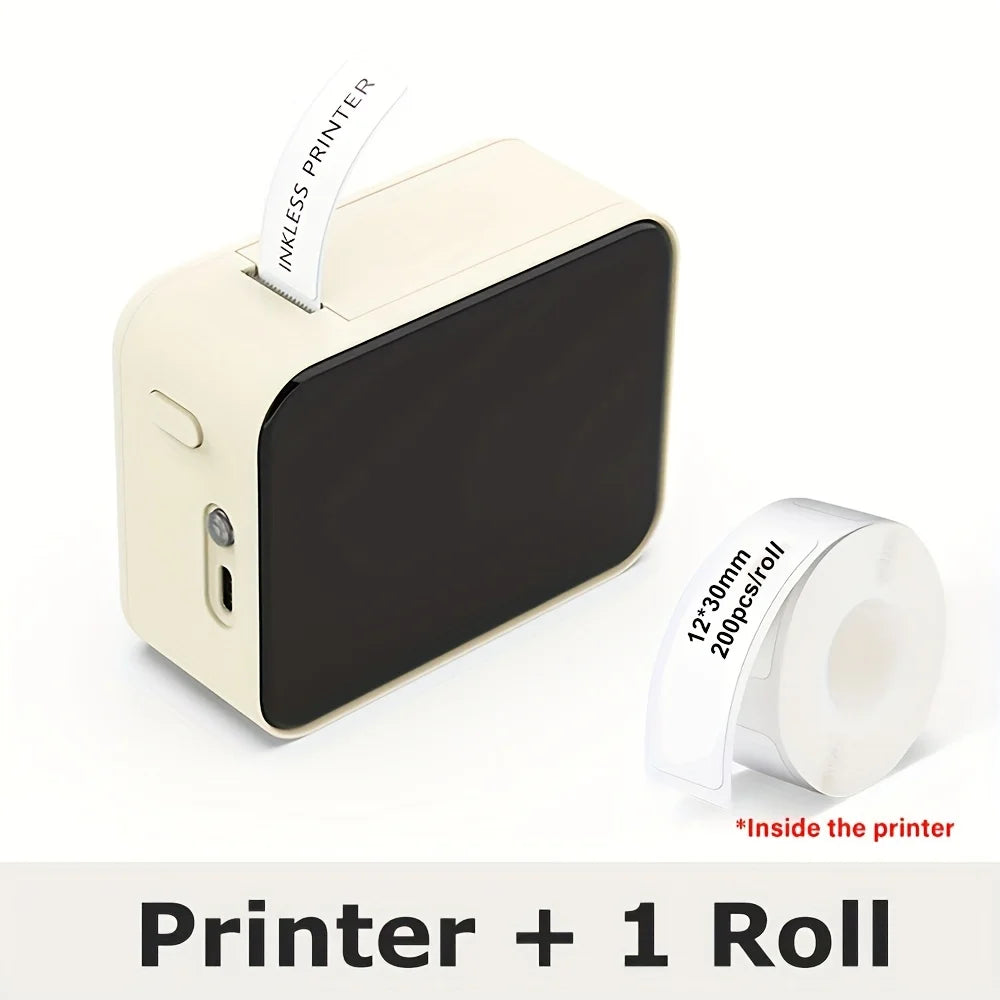 P15 Bluetooth-etikettenprinter zonder inkt, bundelopties