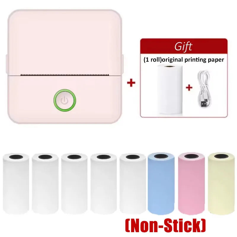 X6 Mini Taşınabilir Mürekkepsiz Etiket ve Fotoğraf Baskısı için Termal Yazıcı