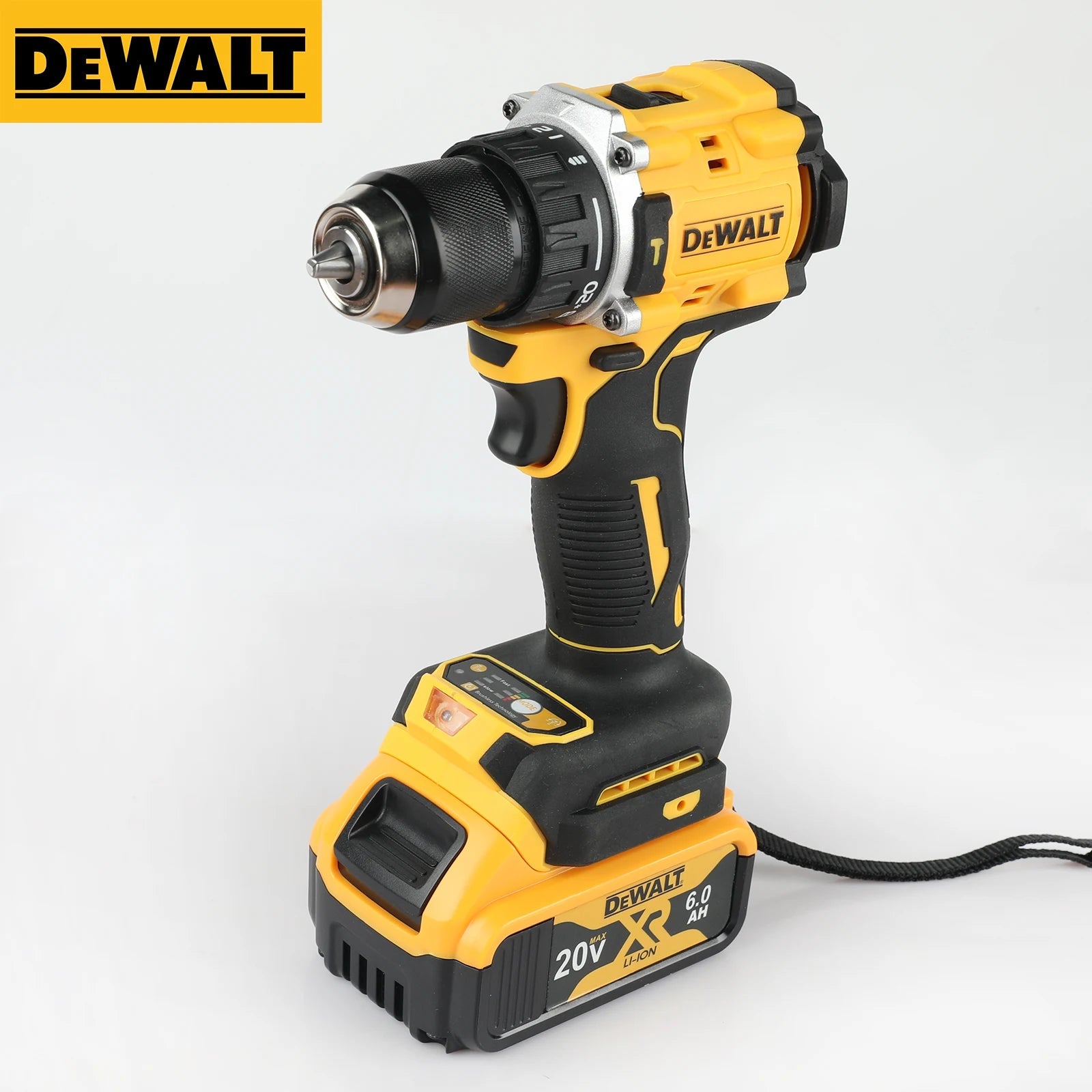 DEWALT Lithium Battery 20V Rechargeable Brushless Compact Electric Screwdriver Hand Drill Impact Drill DCD805 