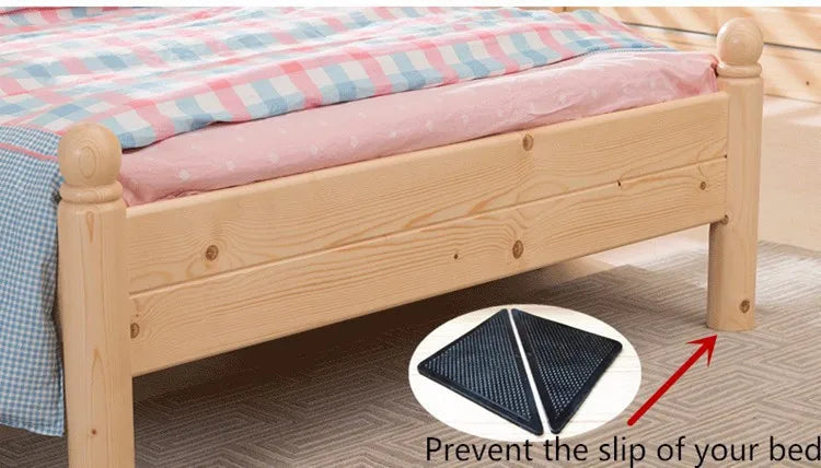 4Pcs8pcs/set Triangle Washable Reusable Rug Gripper Anti-skid Rubber Mat Non Slip Patch Tape for Tile Floors Carpets Corners Pad 