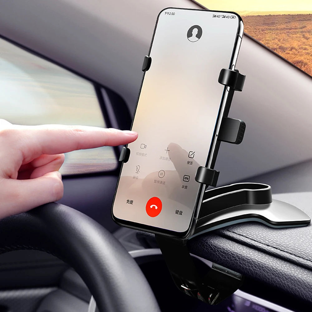 Rotatable Car Phone Holder for Dashboard, Mirror or Sun Visor