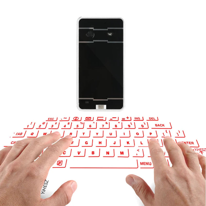 Clavier projection laser virtuel Bluetooth portable