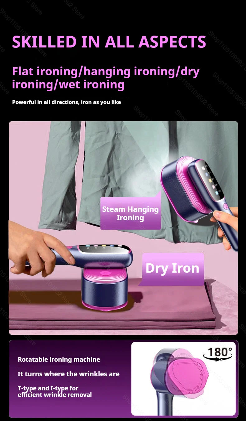 Ręczna parowa żelazko do ubrań – przenośny mini parownik do odzieży