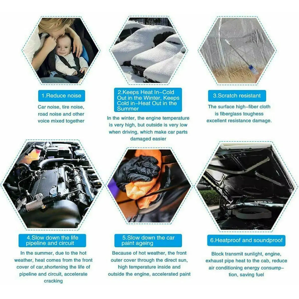 5mm/10mm Car Soundproofing Mat Closed Cell Foam Thermal Noise Insulation