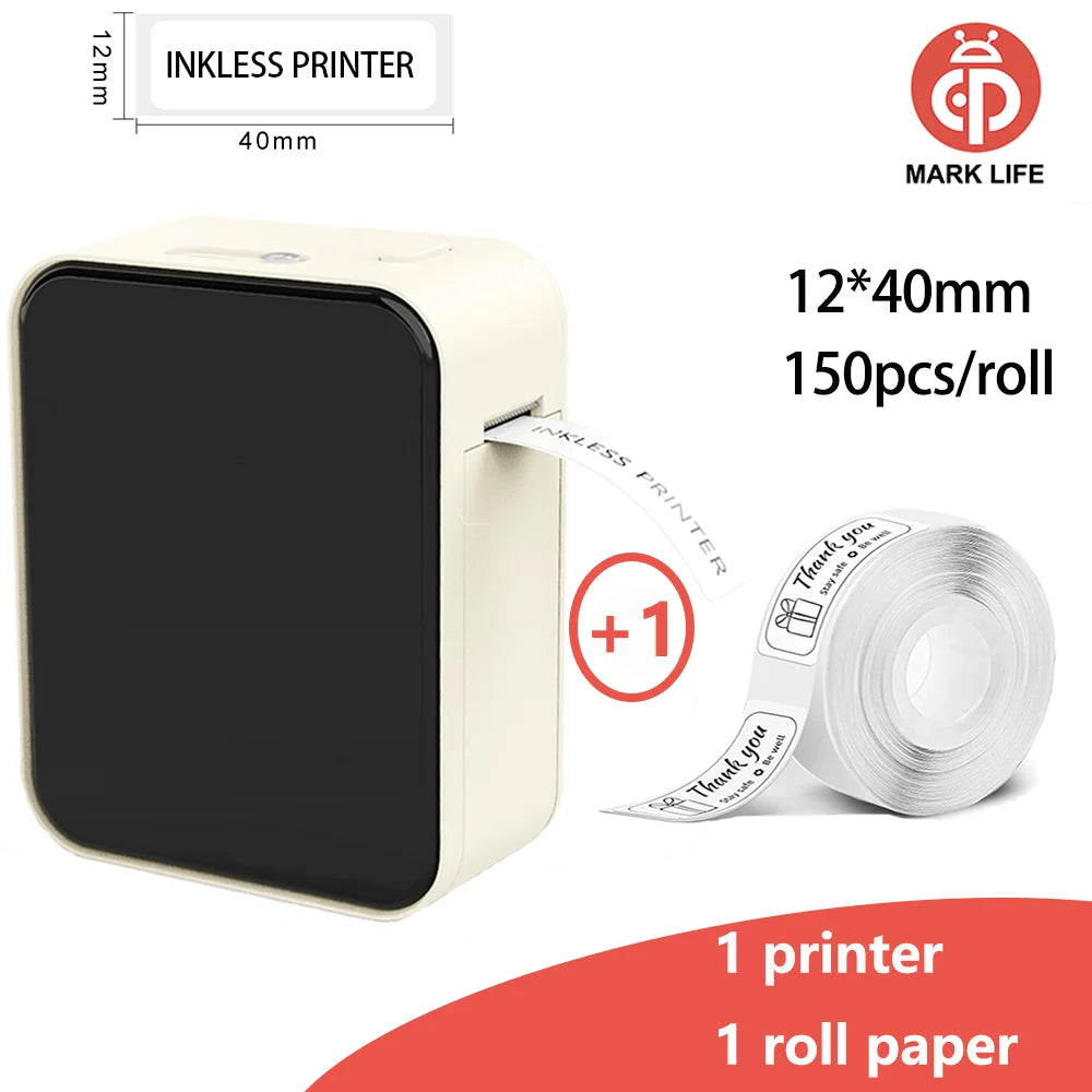 P15 Portable Thermal Label Printer, Package Options