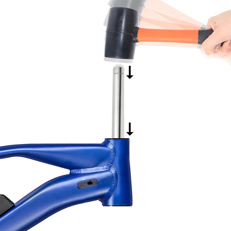 Bicycle Headset Removal Tool with Optional Rubber Mallet