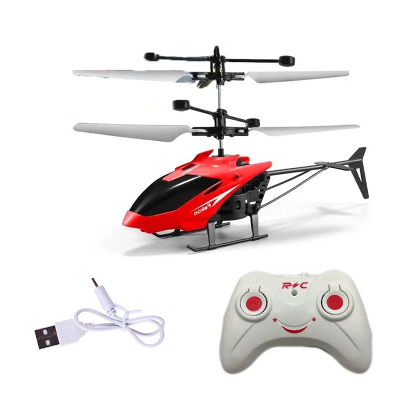 Rechargeable Mini RC Drone Remote Safe Fall-resistant RC Helicopters Drone Children Toys 