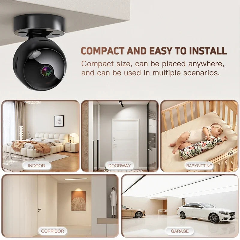 S2 Compact Wi-Fi Camera, MicroSD Package Options