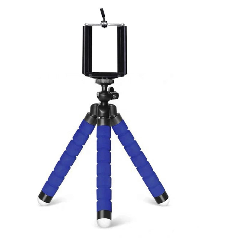 Mini Flexible Phone Tripod with Holder Clip