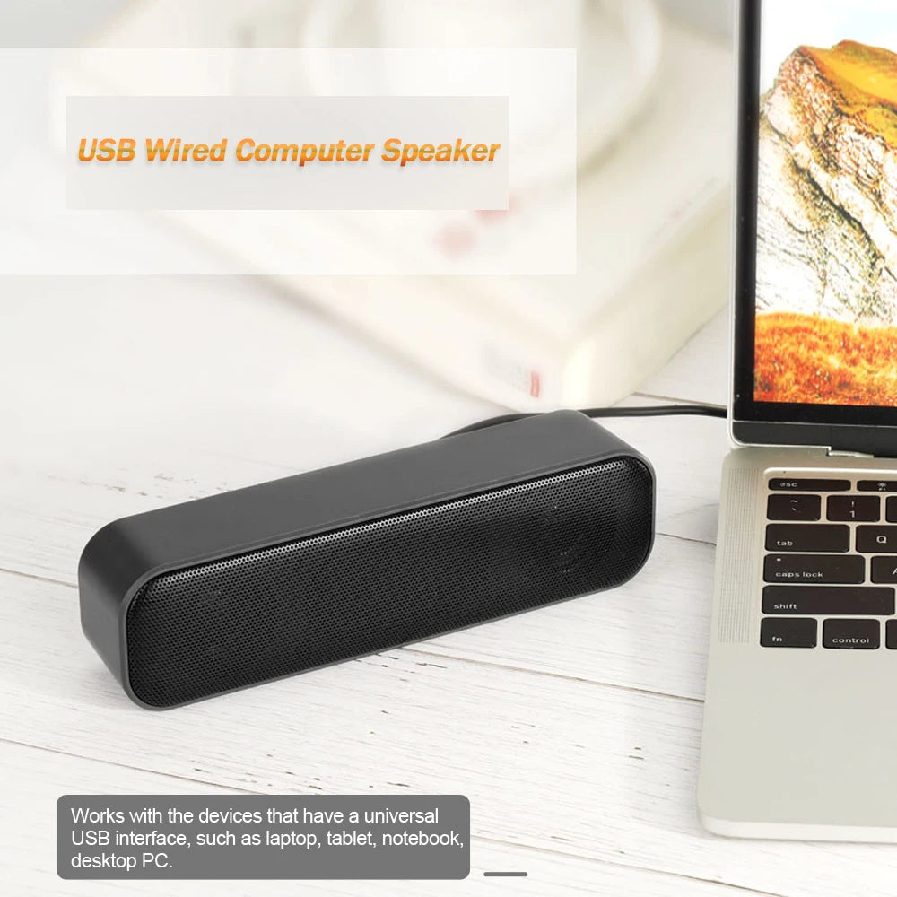 USB-Powered Desktop Soundbar