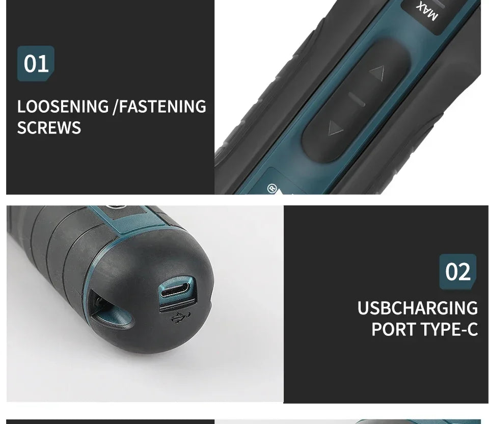 Makita 3.6V Cordless Screwdriver 1/4" Mini Driver 2-5N.m Torque