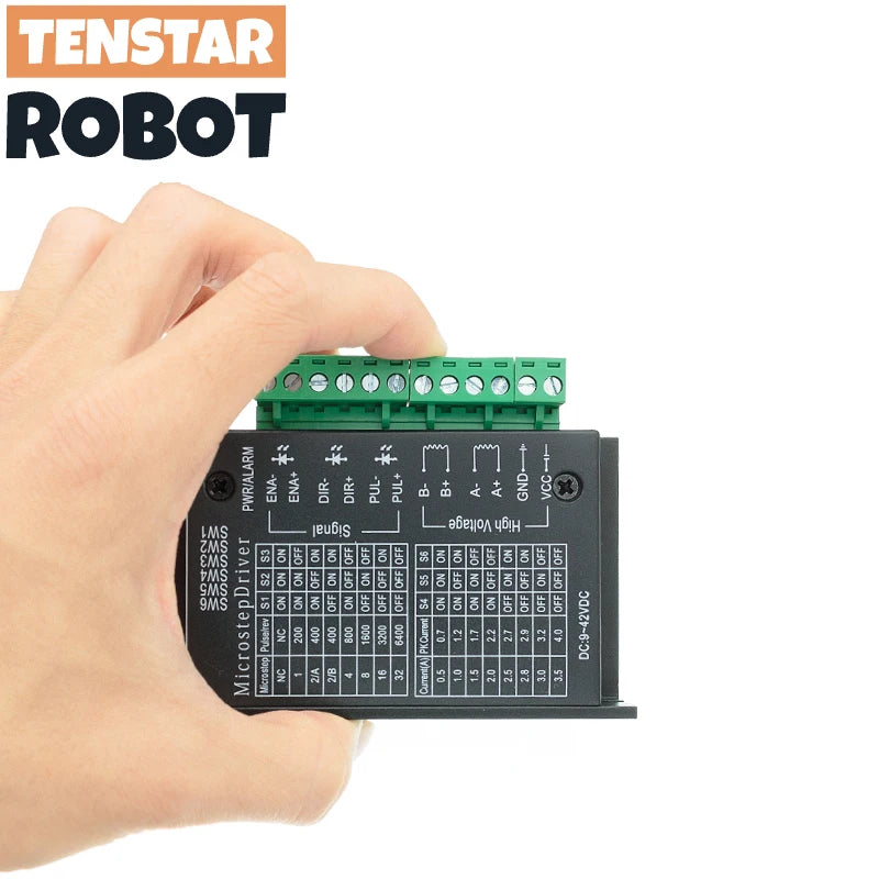 Jednoosiowy sterownik silnika krokowego TB6600, do 4 A