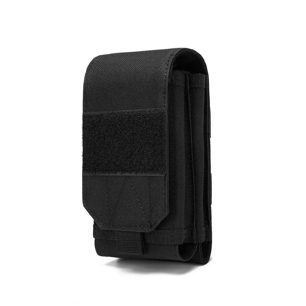 Dvojitý MOLLE laserové puzdro na telefón, taktické opasok EDC, puzdro na opasok, držiak, bedrové doplnky, taška Outdoor kempovanie, mobilný telefón, balíček