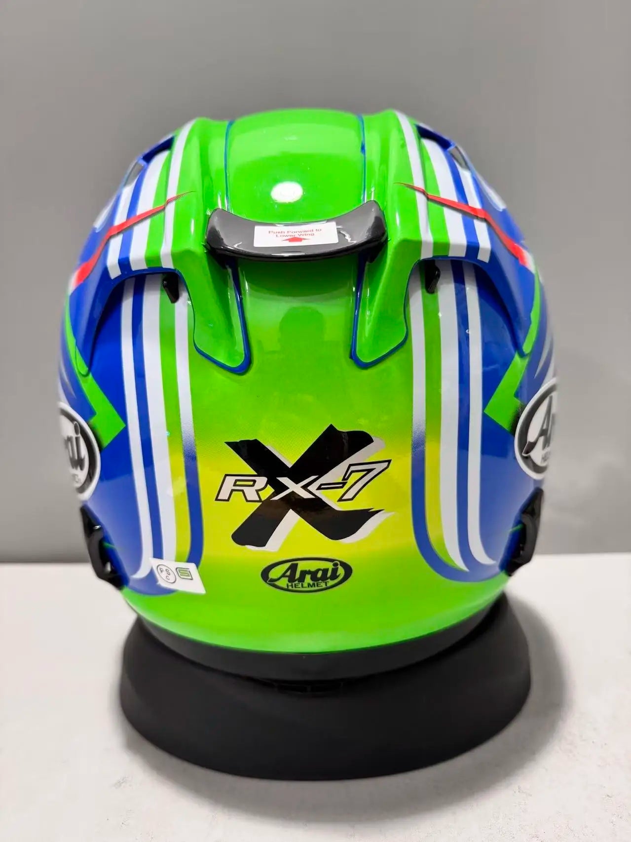 Arai Full Face Motorcycle Helmet RX7X Jian Nakano Green