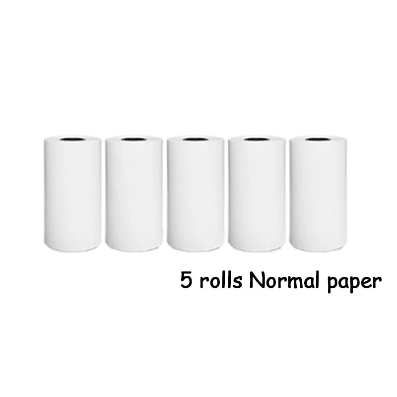 Portable Mini Thermal Printer Wirelessly BT 203dpi Photo Label Memo Wrong Question Printing With USB Cable Imprimante Portable 