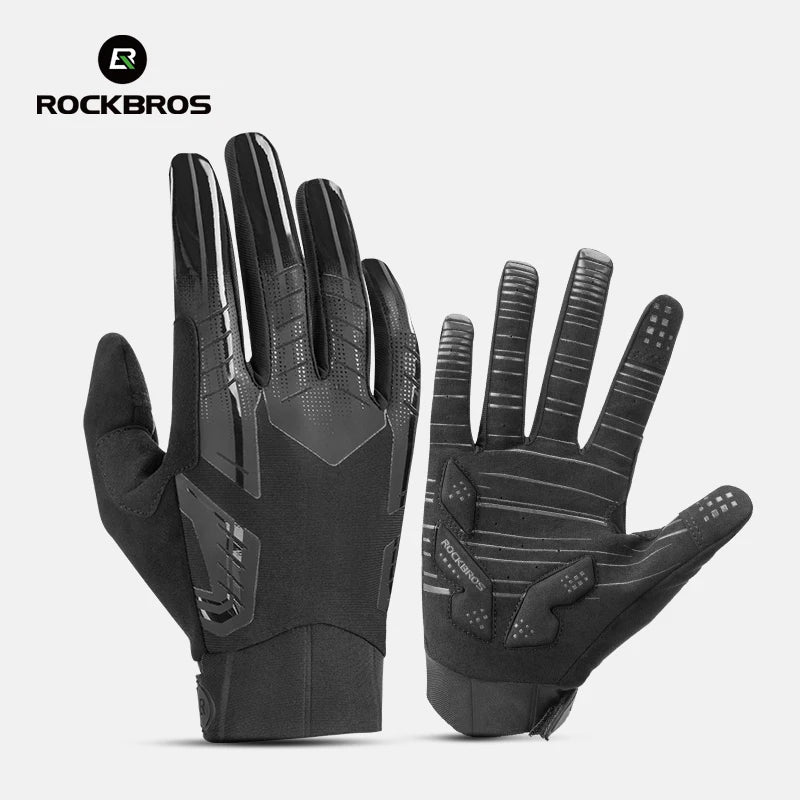 Winter Cycling Gloves Touchscreen Full Finger Windproof MTB Gloves