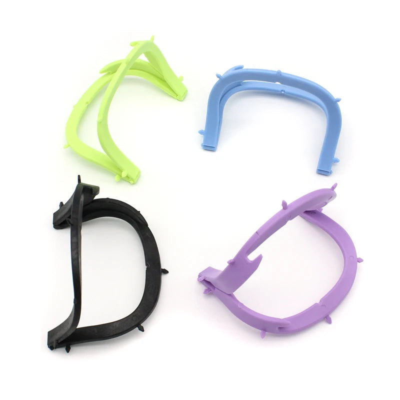 1 pezzo, barriera facciale pieghevole in gomma, supporto per barriera in gomma, strumento di barriera orale per chirurgia dentale, supporto in plastica pieghevole