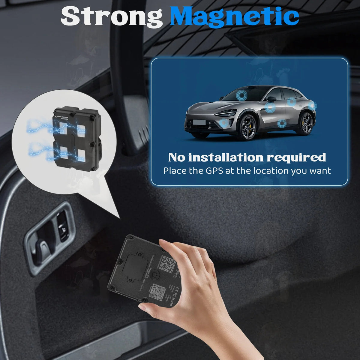 S20 Pro magnetisk 4G GPS-fordonsspårare