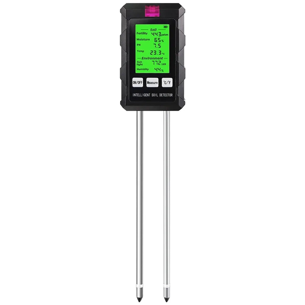 Six-in-One Digital Soil and Environment Meter