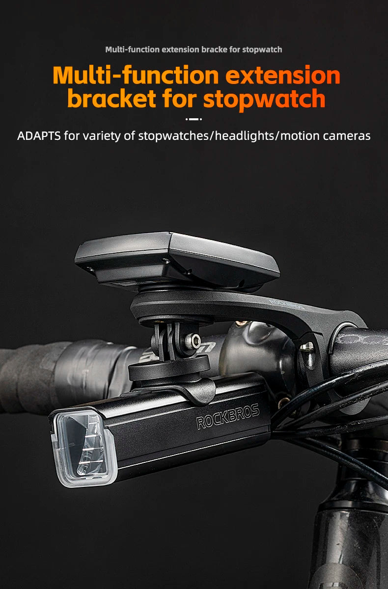 Bike Computer Mount for Garmin Wahoo Bryton Light Camera Bracket