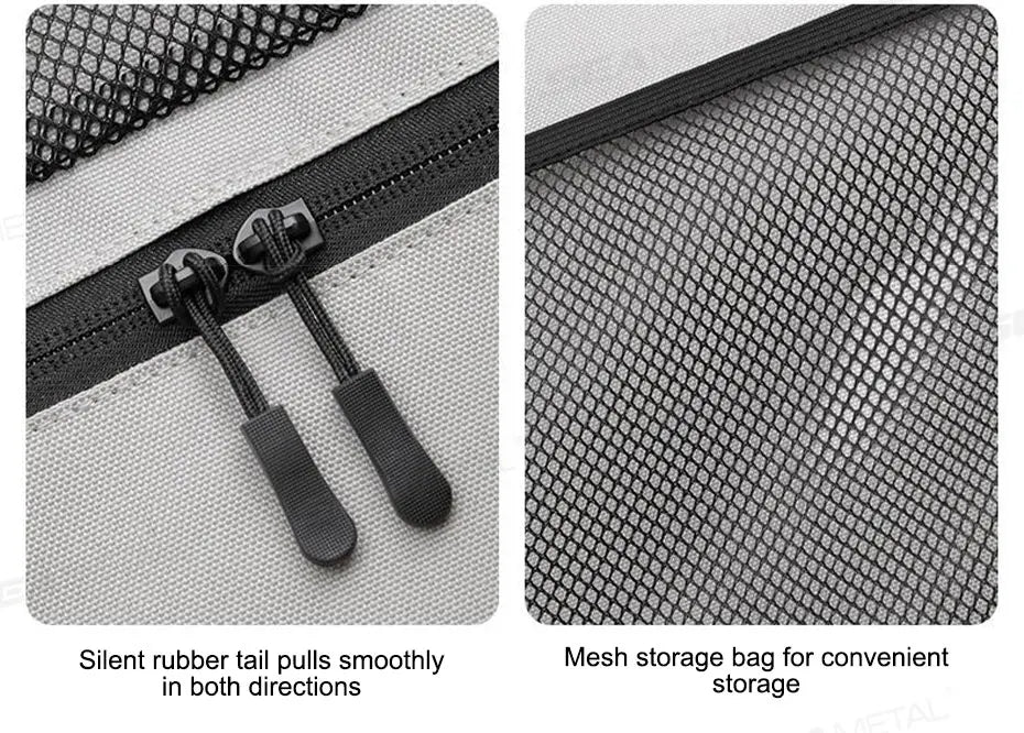 SEAMETAL 9-Pocket Car Organizer Seat Back Hanging Storage Bag Wear-Resistant Oxford Colth SUV/MPV Trunk Organizer with Zipper