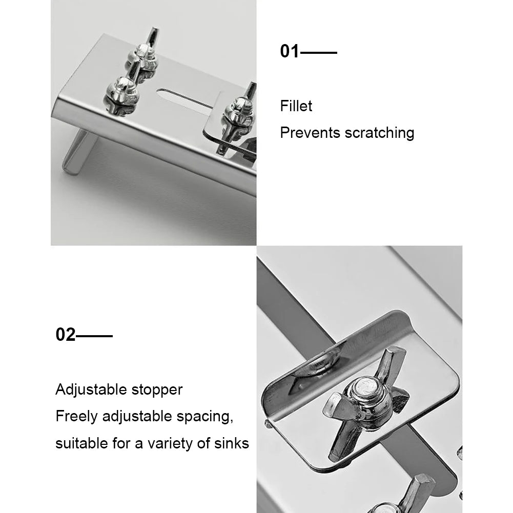 Adjustable Sink Bridge Sharpening-Stone Holder