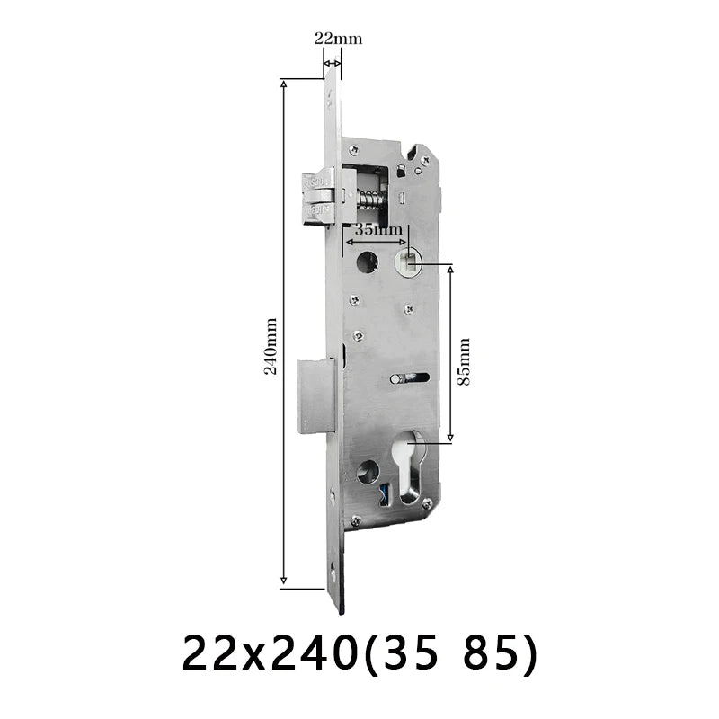 Mortise Lock Body for Compatible Smart Locks