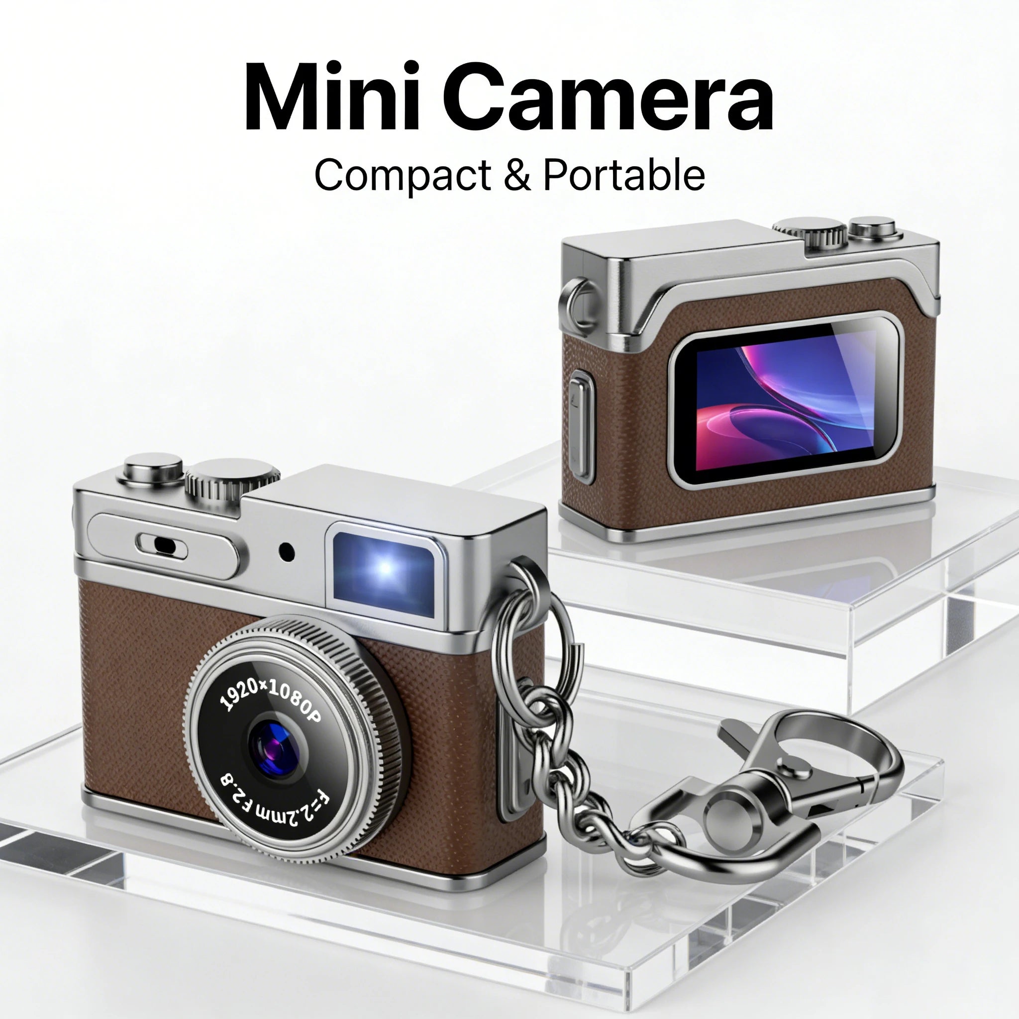 Cameră digitală mini retro Snap 1080P cu 6 filtre