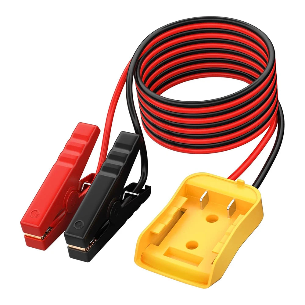 18 V batteriadapter med startkabler, 3.28 ft