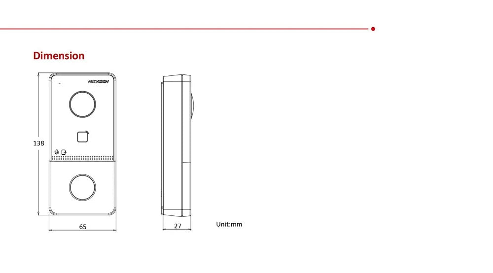 HIKVISION DS-KIS603-P(C) Multi-language 802.3af POE Video intercom KIT,include DS-KV6113-WPE1(C) & DS-KH6320-WTE1 & Power supply hikvision