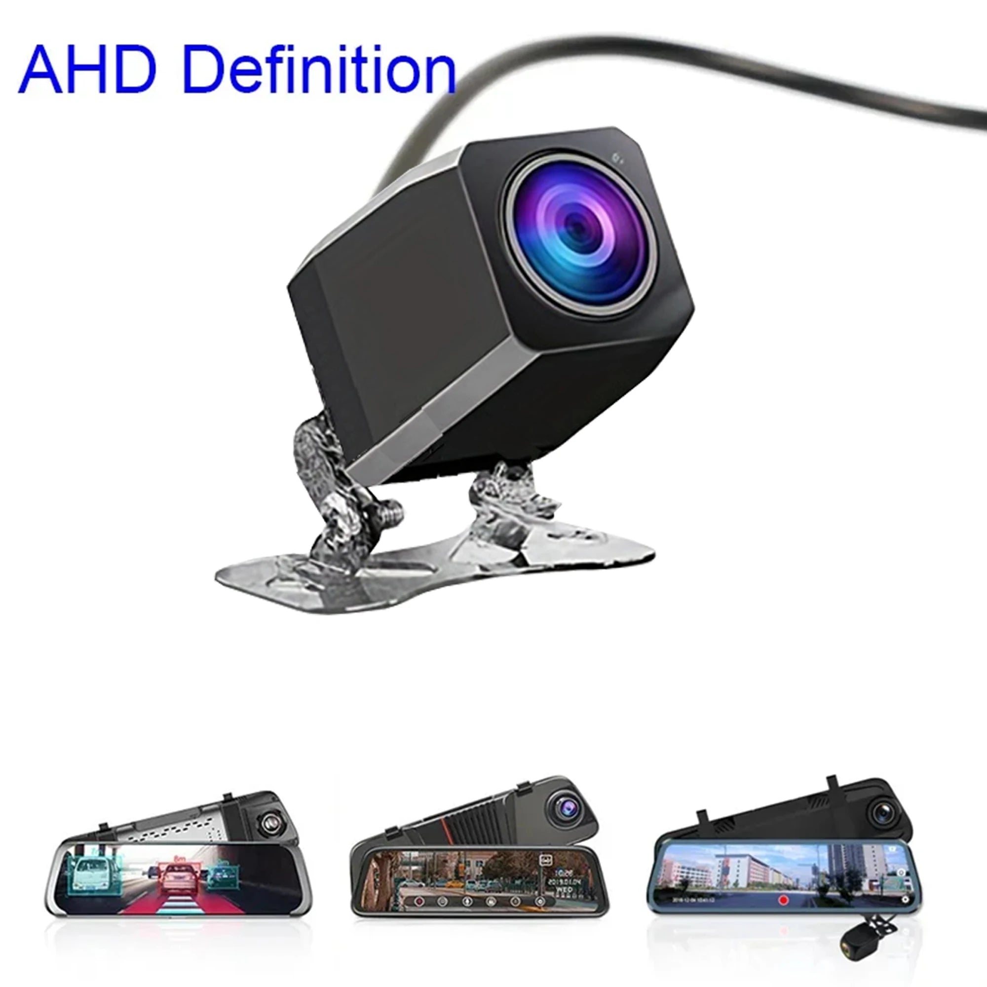 1080P AHD Car Rear View Camera with 4 Pin for Car DVR Car Mirror Dashcam Waterproof 2.5mm Jack Rear Camera No Universal